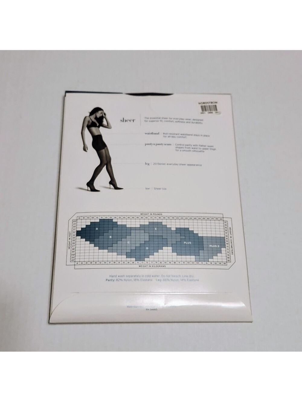 Nordstrom Vintage Control Top Sheer Pantyhose Bundle Size C - Picture 3 of 9